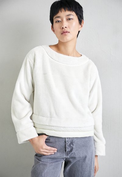 Emporio Armani Φλις πουλόβερ - avorio