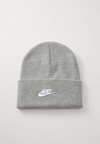 PEAK BEANIE UNISEX - Mütze - dark grey heather/white