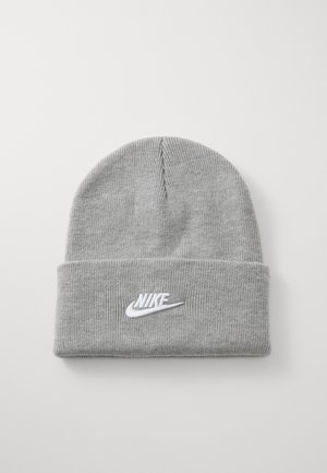 PEAK BEANIE UNISEX - Bonnet - dark grey heather/white