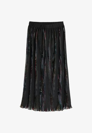 Desigual, FLORAL MIDI PLEATED SKIRT - Plooirok - black