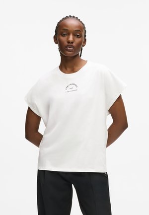 GLITTER - T-shirts - white