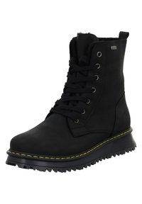 Däumling RUDI - Schnürstiefelette - schwarz