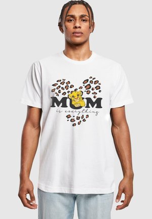 MOTHER'S DAY - LION KING MUM IS EVERYTHING  - Trükipildiga T-särk - white