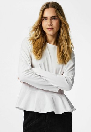 OBERTEIL DANILLA  - T-shirt à manches longues - bright white