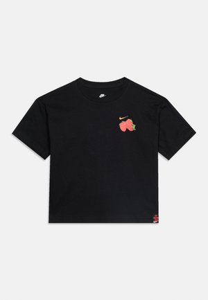 Nike Sportswear, TEE BOXY WAFFLES - Μπλουζάκι με στάμπα - black