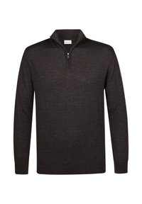 1/2 ZIP - Trui - dark brown