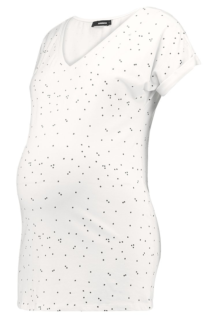 Supermom T-shirt print crème