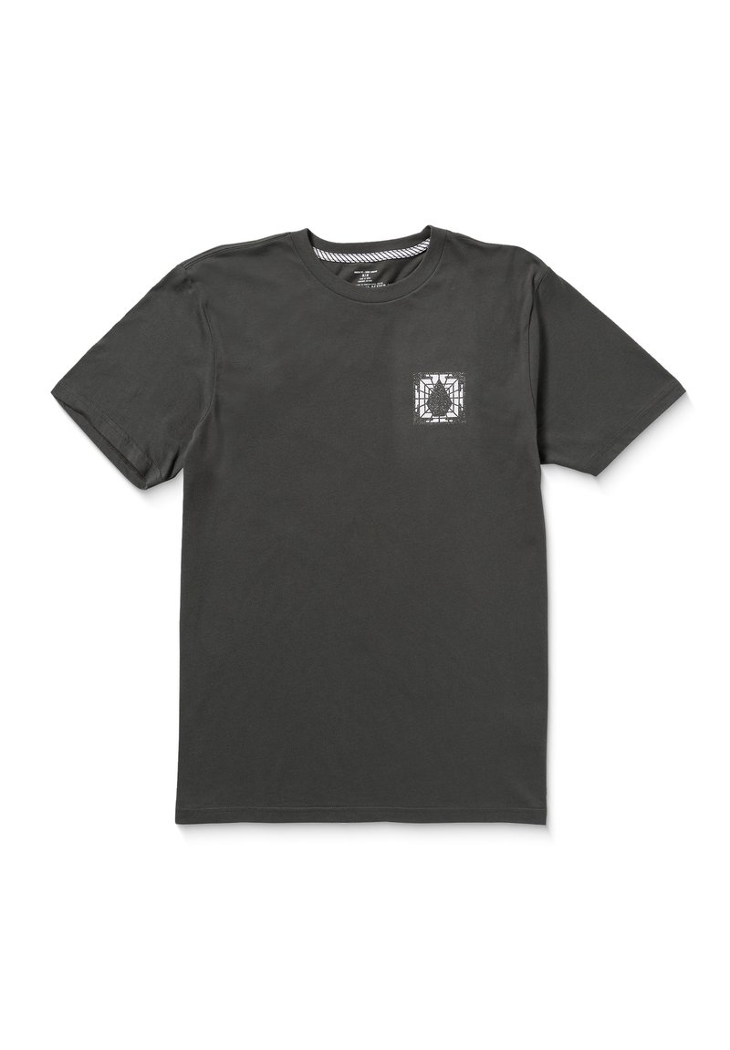 T-shirt Volcom Stone Homme – Gris – Taille L – Imprimé Graphique – Surf/Skate