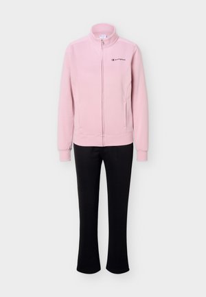 Champion, SPORTSWEAR ZIP-UP SWEATSUITS SLIM FIT SET - Φόρμα - light pink/black