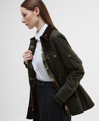 Barbour BARBOUR X ERDEM CONSTANCE WAX JACKET - Nyári dzseki - archive olive/ancient black floral