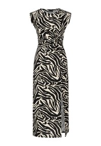 Dnevna obleka - black beige