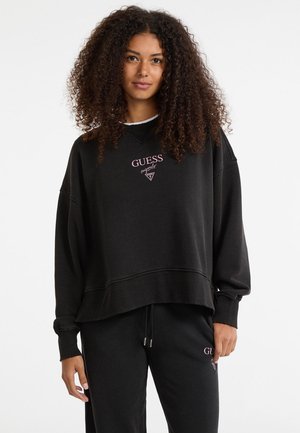 MIT AUFGEDRUCKTEM LOGO - Sweater - mehrfarbig schwarz