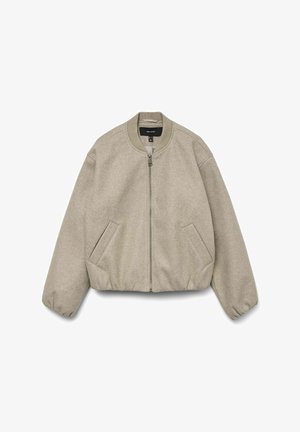 Vero Moda VMPOPBELLA - Bomberjakke - silver mink