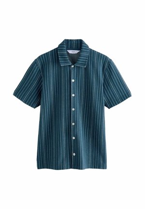 REGULAR FIT - TEXTURED STRIPE - Camicia - blue/white