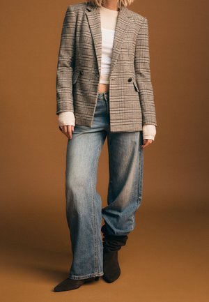 Stradivarius, Blazer - dark brown