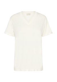 KAMARIA V-NECK - Pamata T-krekls - chalk