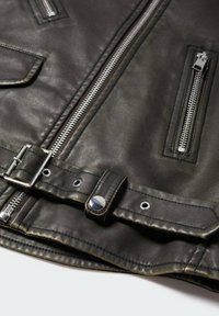 Mango Veste en similicuir - brown