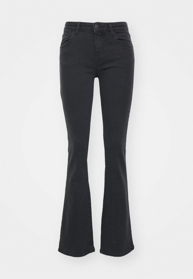 Wrangler Bootcut jeans zwart denim/blackdenim