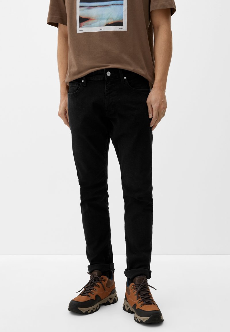 s.Oliver KEITH Slim fit jeans schwarz/zwart denim/blackdenim