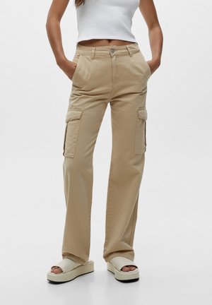 Cargo trousers - beige