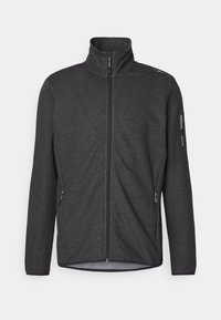 MAN JACKET - Tröja med dragkedja - nero/graffite