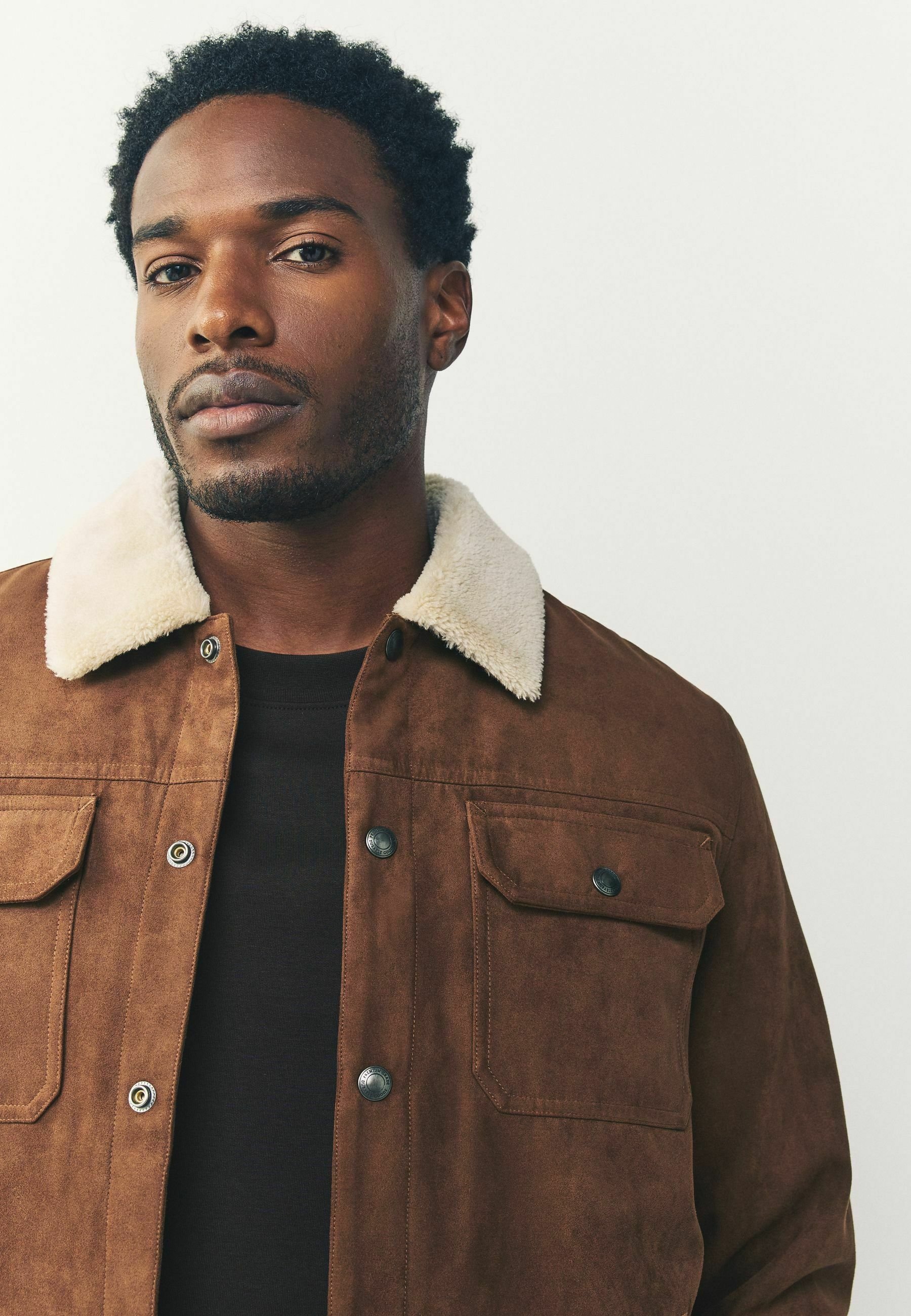 toujours 原色ジャコブウールブランケット Levi's® RELAXED FIT - Denim jacket - timber wolf/sand - Zalando