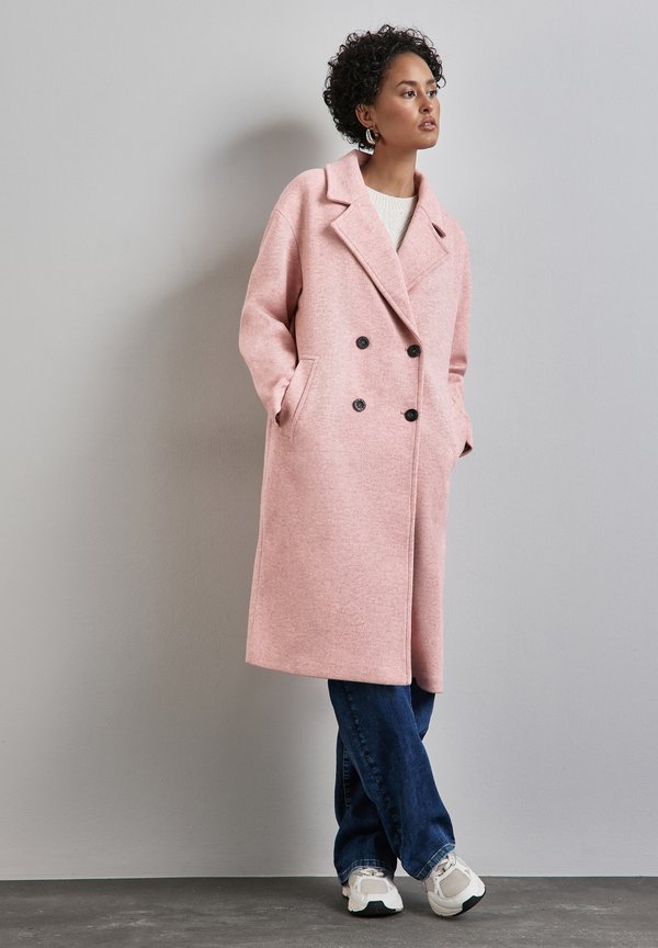 Klassischer Mantel - rosa