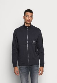 G-STAR TRACK - Camisola com fecho - heavy hodson legion blue