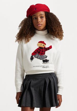 POLO BEAR FLEECE BOXY SWEATSHIRT - Felpa - trophy cream