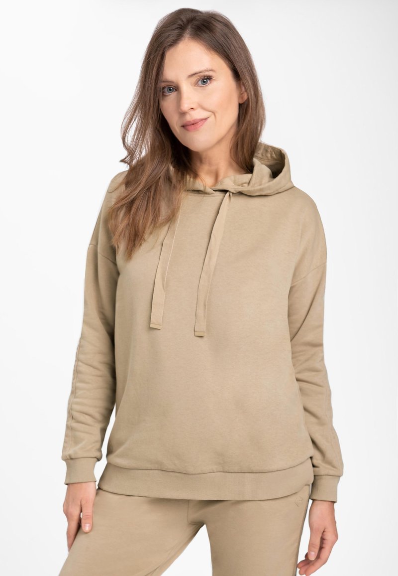 Damen Sweatshirts | Volcano B TAPE Sweatshirt beige light/beige - GW53336 Damen Sweatshirts | Volcano B TAPE Sweatshirt beige light/beige - GW53336