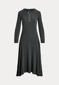 Polo Ralph Lauren WAFFLE KNIT HENLEY DRESS - Jumper dress - pebble black/black - Zalando.co.uk Polo Ralph Lauren WAFFLE KNIT HENLEY DRESS - Jumper dress - pebble black/black - Zalando.co.uk