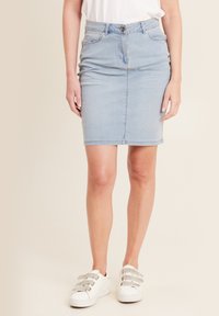 Breal GERADER - Gonna di jeans - denim double stone