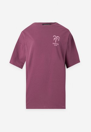 Even&Odd, T-shirt imprimé - plum