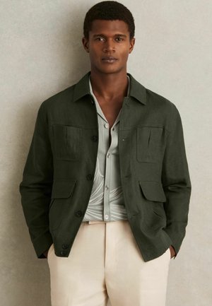 REGULAR FIT - ADAM FOUR POCKET - Veste légère - khaki green