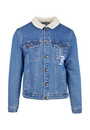 Karl Kani OLD ENGLISH JACKET - Poletna jakna - dirty blue