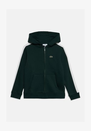 Lacoste, FULL ZIP HOODY UNISEX - Lukuga pusa - sinople