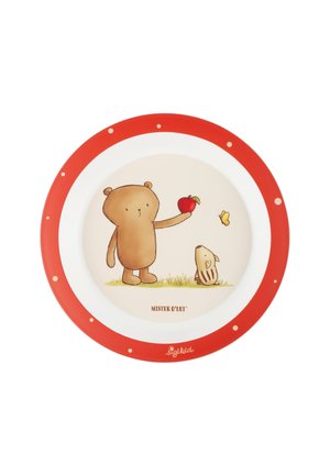 TELLER MISTER O'LUI  FRIENDS  - Kids' plate - rot