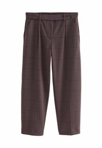 Next PONTE BARREL LEG-REGULAR FIT - Nohavice - brown