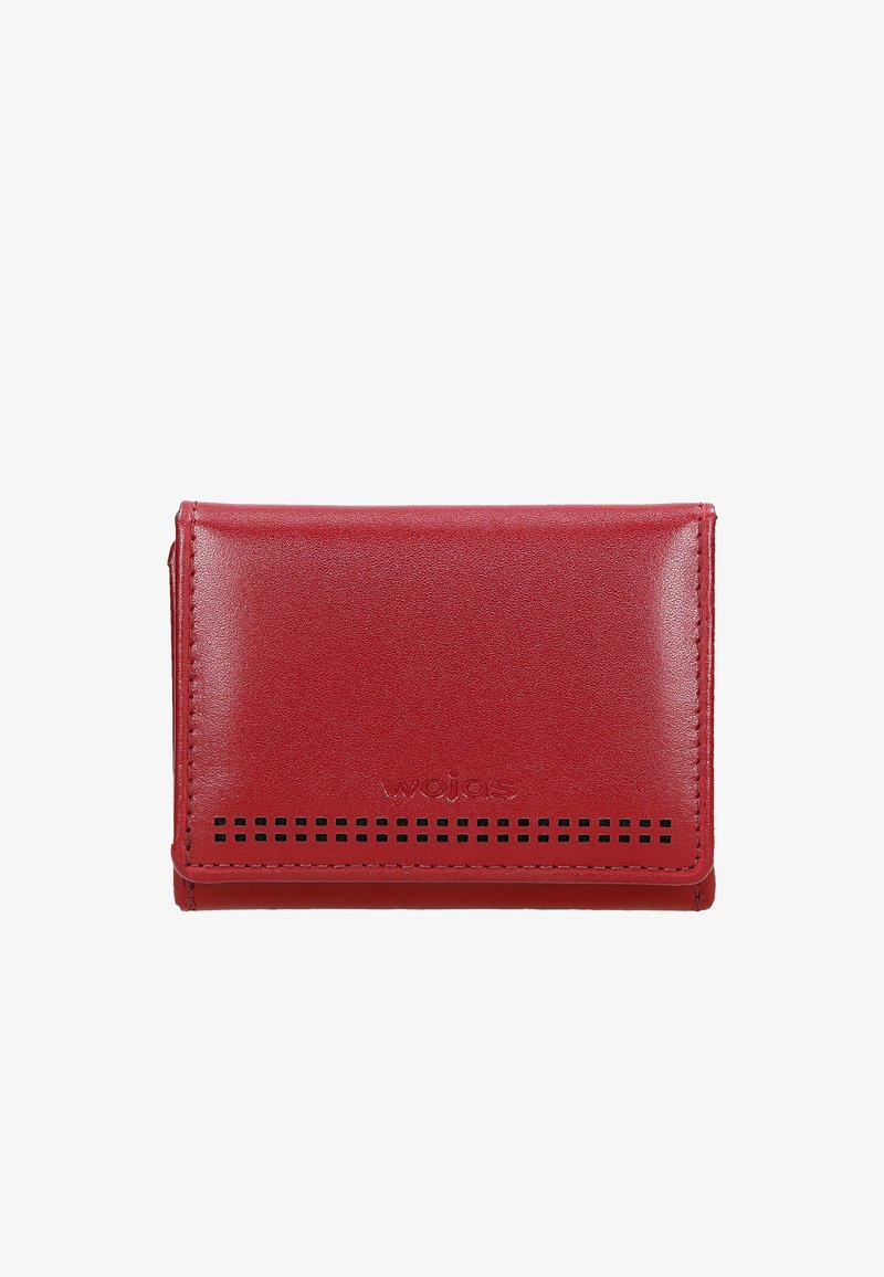 Wojas LUKSUSOWY - Portemonnee - czerwony czarny