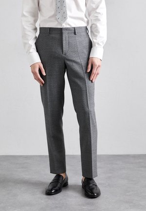 LEO 2 TONES PANTS - Stoffhose - black