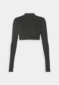 MODEST ACTIVEWEAR LONGSLEEVE BRA - Vidēja atbalsta sporta krūšturis - black
