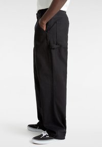 Vans DRILL CHORE CARPENTER VINTAGE WASH - Kalhoty - black