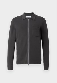 GUNA ZIP - Chaqueta de punto - black oyster