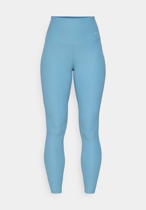 Nike Performance ZENVY 7/8 - Leggings - smoky blue/white