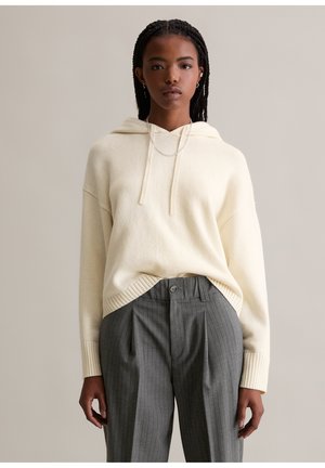 LONGSLEEVE - Felpa con cappuccio - white blush