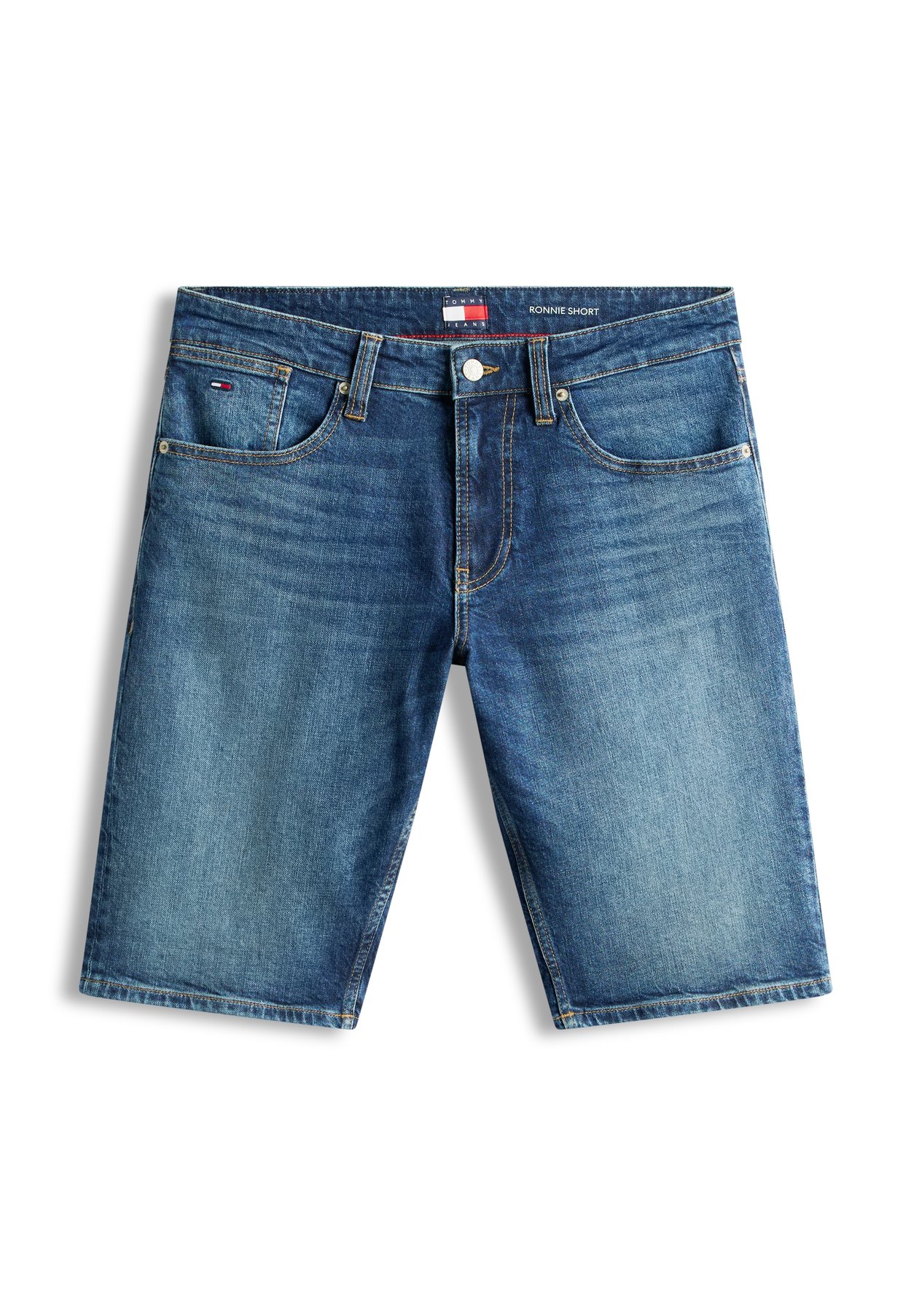 RONNIE FADED SLIM DENIM SHORTS