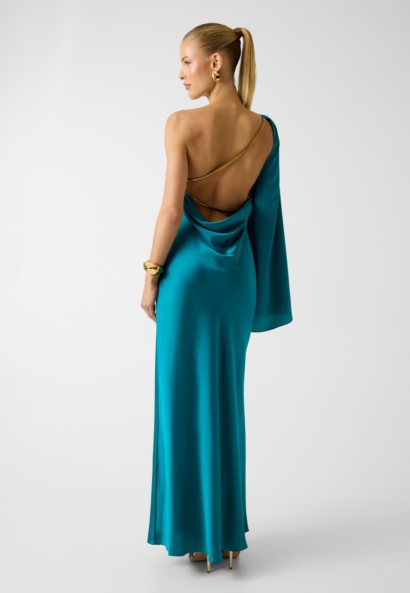 marciano one shoulder dress Marciano Blue One Shoulder Bandage Bodycon Dress Sleeveless Short Size S