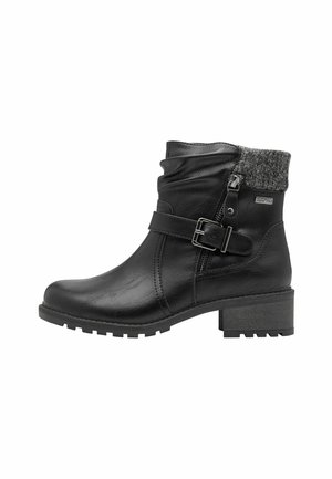 Bottines de cowboy / motard - black