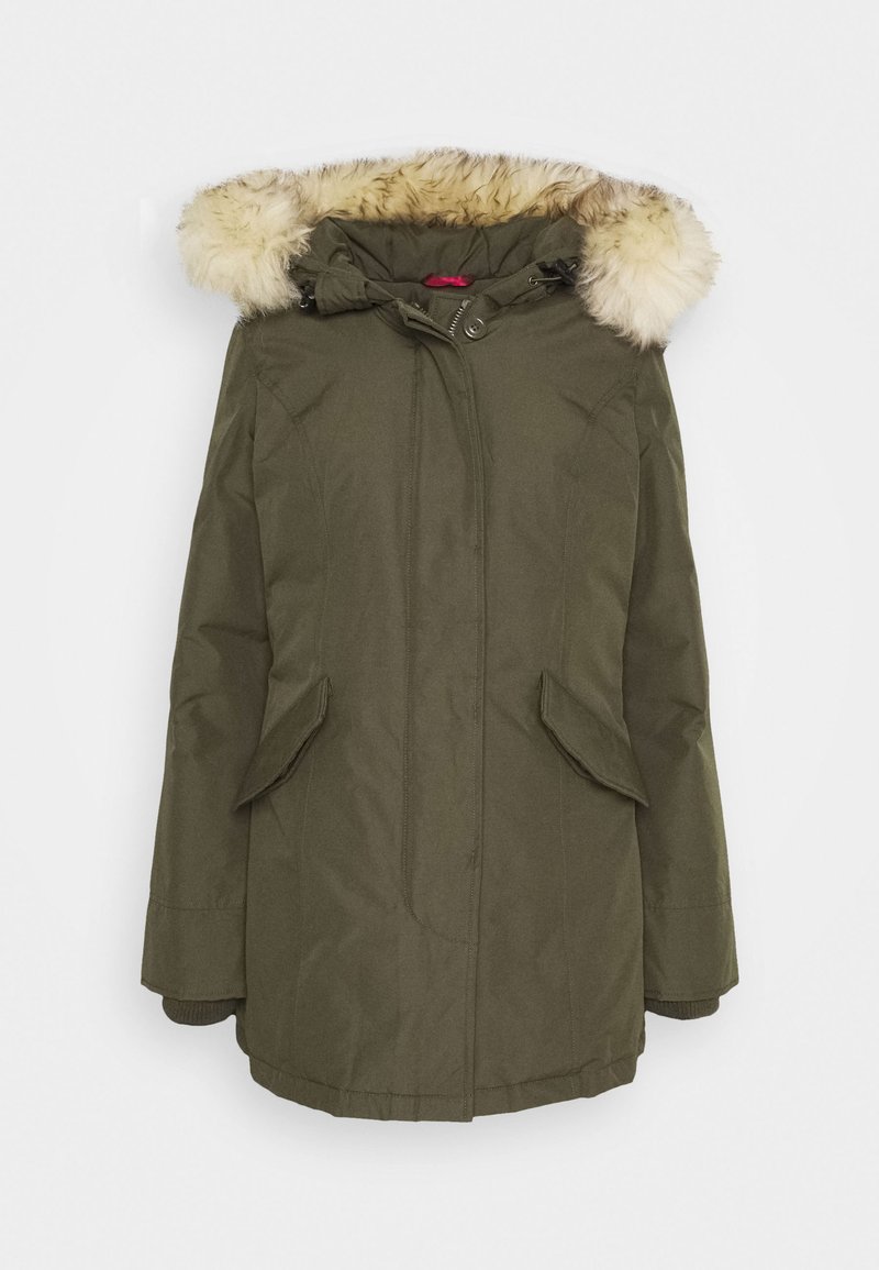 Canadian Classics Fundy Bay Down Coat Army Khaki Zalando Co Uk