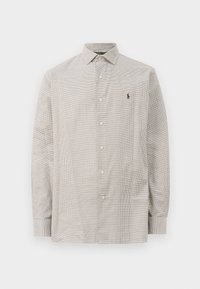 LONG SLEEVE SHIRT - Srajca - white/chocolate brown